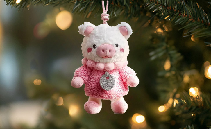 Egyéni plüss kulcstartó